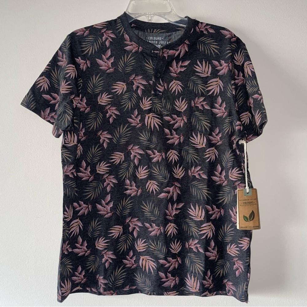 Alexander Julian Colors Black Heather Workwear Men’s S Polo NWT